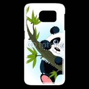 Coque Samsung Galaxy S6 edge Panda géant en cartoon