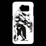Coque Samsung Galaxy S6 edge Dessin de Danseur en couple