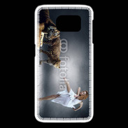 Coque Samsung Galaxy S6 edge Danseuse avec tigre