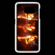 Coque Samsung Galaxy S6 edge Danseuse feu