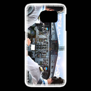 Coque Samsung Galaxy S6 edge Cockpit avion de ligne