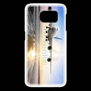 Coque Samsung Galaxy S6 edge Atterrissage d'un avion de ligne