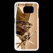 Coque Samsung Galaxy S6 edge Femme pilote d'avion