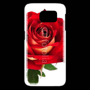 Coque Samsung Galaxy S6 edge Rose rouge