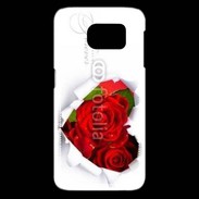 Coque Samsung Galaxy S6 edge Rose forever