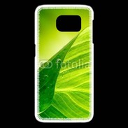 Coque Samsung Galaxy S6 edge Feuille écologie