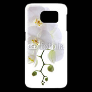 Coque Samsung Galaxy S6 edge Orchidée blanche