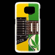 Coque Samsung Galaxy S6 edge Guitare Reggae
