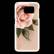 Coque Samsung Galaxy S6 edge Rose rétro 