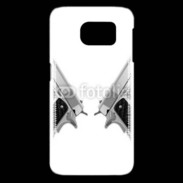 Coque Samsung Galaxy S6 edge Double flingue