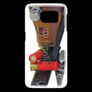 Coque Samsung Galaxy S6 edge Fusil de chasse et couteau