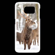 Coque Samsung Galaxy S6 edge Cerf et biche en troupeau