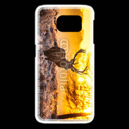 Coque Samsung Galaxy S6 edge Cerf au couché de soleil 610