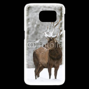 Coque Samsung Galaxy S6 edge Cerf en hiver 55