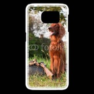 Coque Samsung Galaxy S6 edge chien de chasse 300