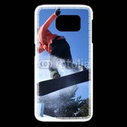 Coque Samsung Galaxy S6 edge Saut en Snowboard
