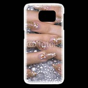 Coque Samsung Galaxy S6 edge Manucure des ongles et décoration