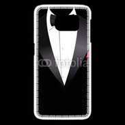 Coque Samsung Galaxy S6 edge Illustration smoking noir