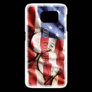 Coque Samsung Galaxy S6 edge Drapeau et monnaie américaine