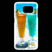 Coque Samsung Galaxy S6 edge Cocktail piscine
