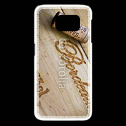 Coque Samsung Galaxy S6 edge Bouchon de bouteille de vin Bordeaux