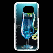 Coque Samsung Galaxy S6 edge Cocktail bleu