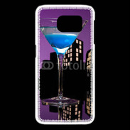 Coque Samsung Galaxy S6 edge Blue martini