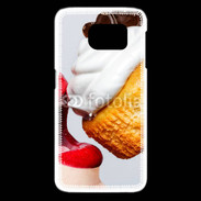 Coque Samsung Galaxy S6 edge Bouche gourmande