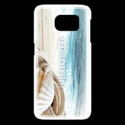 Coque Samsung Galaxy S6 edge Perle et mer