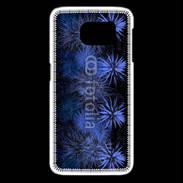 Coque Samsung Galaxy S6 edge Feu d'artifice bleu