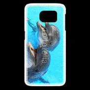 Coque Samsung Galaxy S6 edge Duo de dauphins