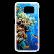 Coque Samsung Galaxy S6 edge Poisson et corail