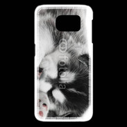 Coque Samsung Galaxy S6 edge Chiot Husky