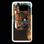 Coque Samsung Galaxy S6 edge Dressage cheval 1