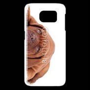 Coque Samsung Galaxy S6 edge Mastiff marron
