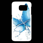 Coque Samsung Galaxy S6 edge Papillon en eau