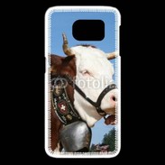 Coque Samsung Galaxy S6 edge Vache de race Abondance Savoie