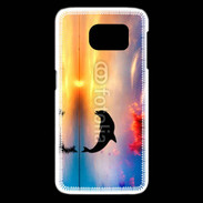 Coque Samsung Galaxy S6 edge Dauphin dans l'océan 5
