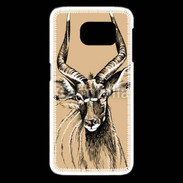 Coque Samsung Galaxy S6 edge Antilope mâle en dessin