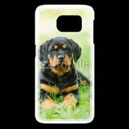 Coque Samsung Galaxy S6 edge Chiot Rottweiler 2