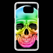 Coque Samsung Galaxy S6 edge Tête de mort couleur