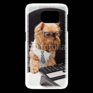 Coque Samsung Galaxy S6 edge Chien informaticien