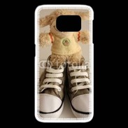 Coque Samsung Galaxy S6 edge peluche et converses