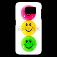 Coque Samsung Galaxy S6 edge Smiley colorés 10