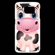 Coque Samsung Galaxy S6 edge Vache cartoon 510