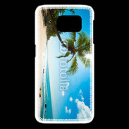 Coque Samsung Galaxy S6 edge Belle plage ensoleillée 1