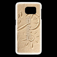 Coque Samsung Galaxy S6 edge Soleil et sable sur la plage