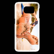 Coque Samsung Galaxy S6 edge Pieds plage