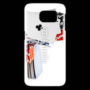 Coque Samsung Galaxy S6 edge Paire d'as au poker 5