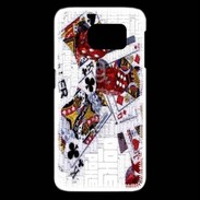 Coque Samsung Galaxy S6 edge Illustration poker 1